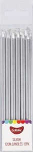 12cm tall candles Silver (12)
