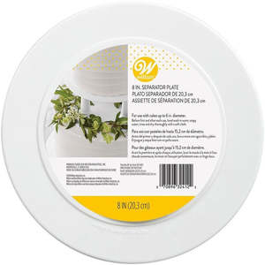 All: Separator plate (decorator preffered) Smooth edge Round 6 inch