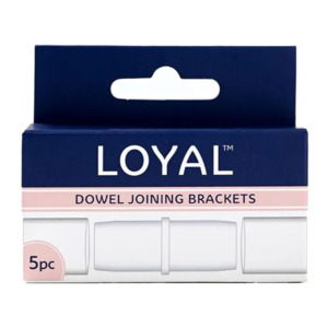 Dowels Pillars Supports: Dowel Joining Bracket - Join 16mm dowels together