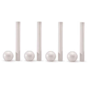 Globe pillar set 2 inch globes
