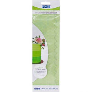 Scrapers Smoothers Spatulas: PME XL Side texture scraper comb for buttercream icing Scallop