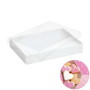 All: Clear Lid Box for cookies Medium Rectangle Single Box only