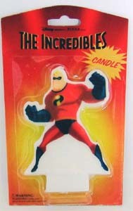 Licensed Character Candles: The Incredibles candle