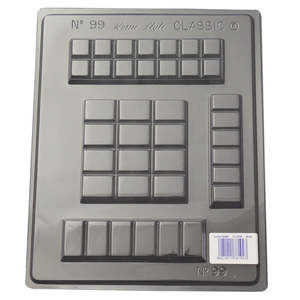 All: Bar Mould No 4 asstd chocolate mould