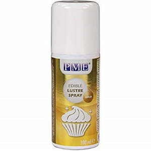 All: PME Edible lustre spray GOLD 100ml (North Island Urban Delivery ONLY)
