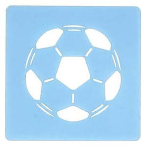 Vehicles Games Sporting Stencils: Soccer ball stencil by Jem 51mm