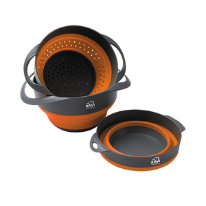 Collapsible Bowl and Colander Set Kiwi Camping NZ