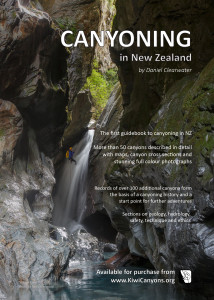 Products: Canyoning in NZ Guidebook (2023 revision) – at your own risk