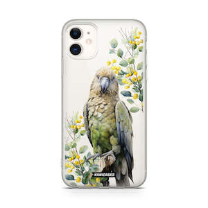 Kea on a branch - iPhone 11