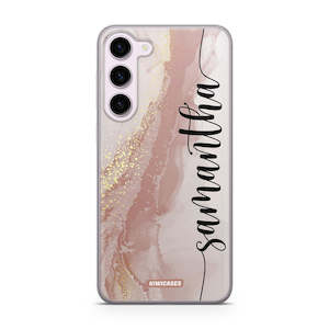 Custom: Dusty Pink Watercolour - Galaxy S24 Plus - Custom