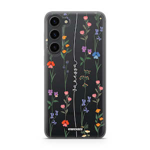 Custom: Floral String White - Galaxy S24 Plus - Custom
