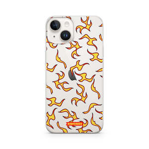 Yellow Fire Flames - iPhone 14