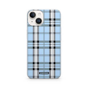 Blue Plaid - iPhone 14