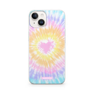 Iphone 14: Tie Dye Hearts - iPhone 14