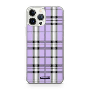 Purple Plaid - iPhone 13 Pro Max