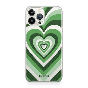 Green Hearts - iPhone 13 Pro Max