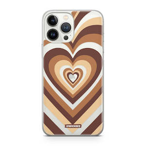 Iphone 13 Pro Max: Latte Hearts - iPhone 13 Pro Max
