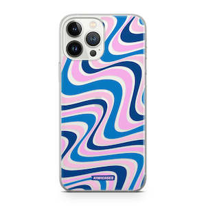 Wavey Blue Pink - iPhone 13 Pro Max