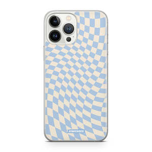 Blue Checkers - iPhone 13 Pro Max