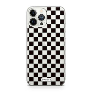 Iphone 13 Pro Max: Black Checkers - iPhone 13 Pro Max