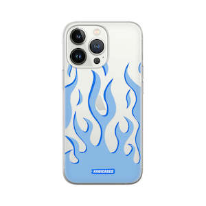 Iphone 13 Pro: Blue Fire Flames - iPhone 13 Pro