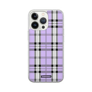 Iphone 13 Pro: Purple Plaid - iPhone 13 Pro