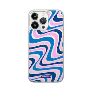 Wavey Blue Pink - iPhone 13 Pro