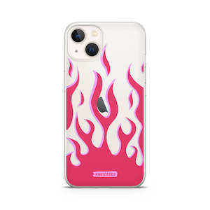Pink Fire Flames - iPhone 13