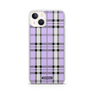 Purple Plaid - iPhone 13