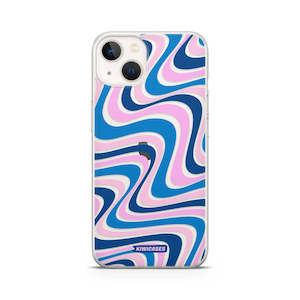 Wavey Blue Pink - iPhone 13