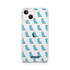 Blue Dinosaurs - iPhone 13 Mini