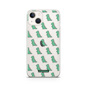 Green Dinosaurs - iPhone 13 Mini