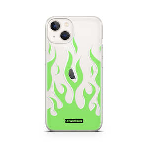 Green Fire - iPhone 13 Mini
