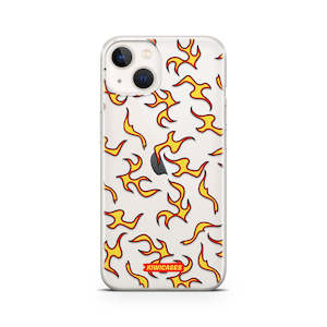 Yellow Fire Flames - iPhone 13 Mini
