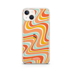 Wavey Orange - iPhone 13 Mini
