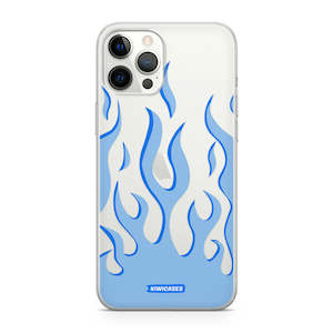 Blue Fire Flames - iPhone 12 Pro Max