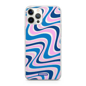 Wavey Blue Pink - iPhone 12 Pro Max