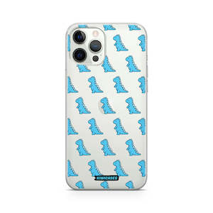 Iphone 12 12 Pro: Blue Dinosaurs - iPhone 12/12 Pro