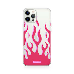 Iphone 12 12 Pro: Pink Fire Flames - iPhone 12/12 Pro