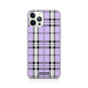 Iphone 12 12 Pro: Purple Plaid - iPhone 12/12 Pro