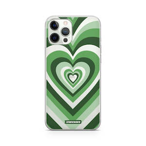 Iphone 12 12 Pro: Green Hearts - iPhone 12/12 Pro