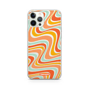 Iphone 12 12 Pro: Wavey Orange - iPhone 12/12 Pro