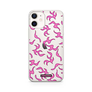 Iphone 12 Mini: Pink Flames - iPhone 12 Mini