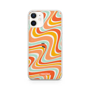 Wavey Orange - iPhone 12 Mini