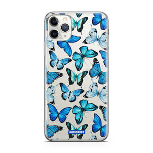 Iphone 11 Pro Max: Blue Butterflies - iPhone 11 Pro Max