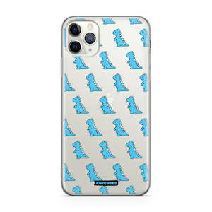Iphone 11 Pro Max: Blue Dinosaurs - iPhone 11 Pro Max