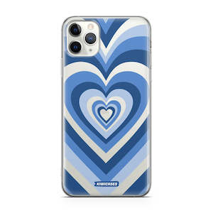 Iphone 11 Pro Max: Blue Hearts - iPhone 11 Pro Max