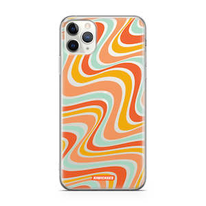 Iphone 11 Pro Max: Wavey Orange - iPhone 11 Pro Max