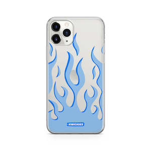 Blue Fire Flames - iPhone 11 Pro