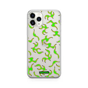 Green Fire Flames - iPhone 11 Pro